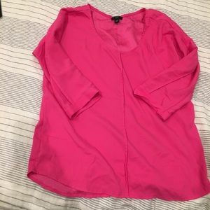 Hot pink Ann Taylor top